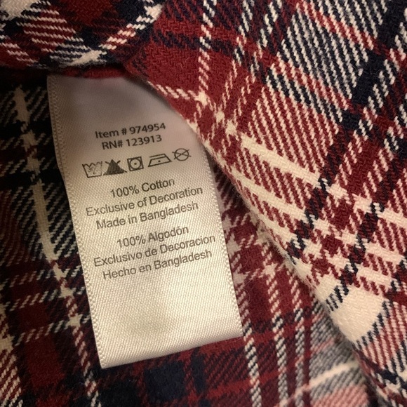 JACHS Mens Large Tall Heavy Duty Winter Cotton Plaid Flannel Button Down Shirt - Picture 10 of 10